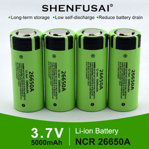 26650 5000 мАч литиевая батарея 3,7 В 5000 мАч 26650-50A аккумуляторная батарея подходит для фонарей и аккумуляторных батарей - Product Image 5