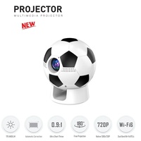 Projecteur de football portable F20 HD avec mise au point électrique, WiFi, Android, 1080P, PTZ, home cinéma haute définition, pour chambre à coucher, mur, CRT