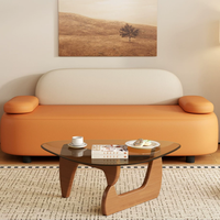 Sofa, Wohnzimmer, Einfaches Doppelbett, Dreifachbett, Mietzimmer, Kleiner Haushalt, Wirtschaftlicher Typ