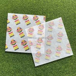 Papel de Envolver para Sándwiches y Hamburguesas Personalizado, Papel para Hornear Ecológico Resistente a la Grasa, Papel Encerado Desechable para Envasado de Alimentos - Product Image 1