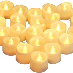 Flameless LED trà đèn nến Pin hoạt động 90 + giờ điện nến trà Đèn trung tâm Bảng trang trí nội thất - Product Image 5