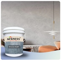 Mejor precio Cemento Látex Masilla a prueba de humedad Brillo decorativo Acrílico Estuco Pintura de revestimiento de pared blanca