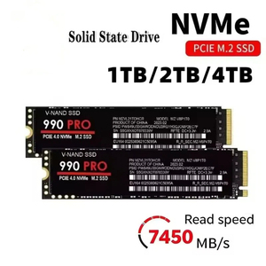 SSD de jeu haute vitesse <span class=keywords><strong>990</strong></span> <span class=keywords><strong>PRO</strong></span> PCIe 4.0 NVMe 4.0 M.2 2280 1TB 2TB 4TB SSD interne à semi-conducteurs pour ordinateur portable PC PS4 - Product Image 1