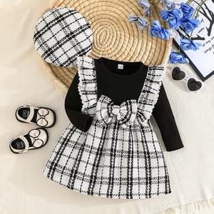 3 year old toddler girl winter dress Baby Outfits 3-8 Years Old Girls Skirt Sleeveless Cotton Floral Girl neck / Turtle Neck Cozy yet effortlessly classy winter dress with plush felt! Girls Winter Dress Baby One