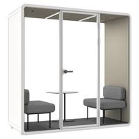 Cabine Acoustique Moderne pour Bureau en Pod, Idéale pour les Appels des Voyageurs d'Affaires et l'Utilisation en Bureaux d'Entreprises