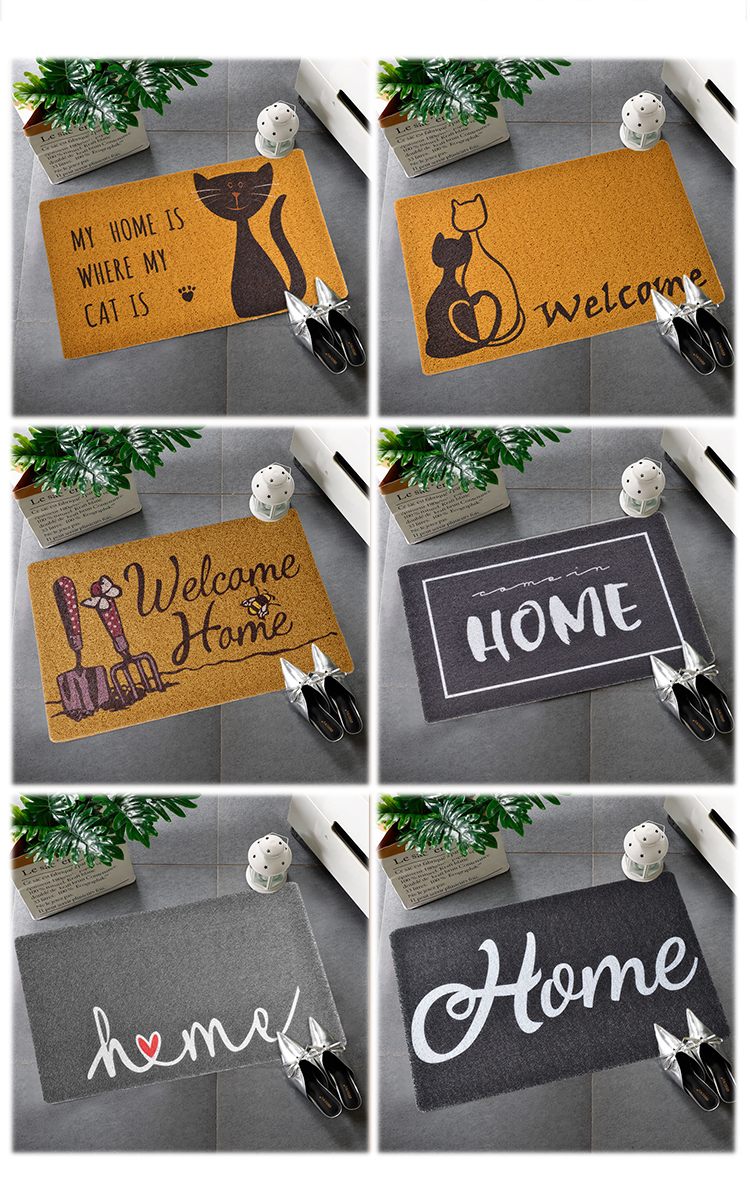 Shinnwa PVC Coil Printing Doormat Anti Slip Welcome Door Mats