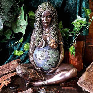 Statue de la Terre Mère Gaïa, Ornement de <span class=keywords><strong>Jardin</strong></span>, Figurine Artistique de la Terre Mère, Statue de la Déesse Terre Mère, Cult de la Femme Gaïa - Product Image 4