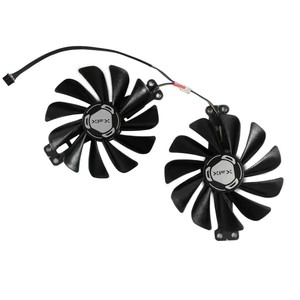 Ventilador de Tarjeta Gráfica de 95mm (100mm) Alternativo FDC10U12S9-C, Refrigeración para Tarjetas de Video, para <span class=keywords><strong>XFX</strong></span> <span class=keywords><strong>RX</strong></span> <span class=keywords><strong>6600</strong></span> <span class=keywords><strong>XT</strong></span> RX6600XT Speedstar - Product Image 3
