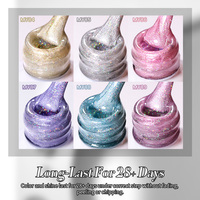BORN PRETTY 10ml perles holographiques arc-en-ciel à eau brillante, gel UV semi-permanent pour yeux de chat