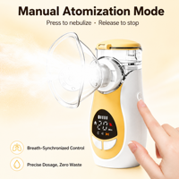 Nouveaux nébuliseurs au design innovant, inhalateur électrique, brumisateur numérique, nébuliseur portable silencieux pour bébé, nébuliseur pour l'asthme