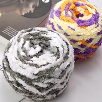 Dimuni New Snow Coton Peluche Fil Épais Chenille Fil Tissé À La Main Sac Écharpe Tapis fil pour tricoter à la main