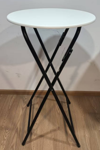 Modèle <span class=keywords><strong>d</strong></span>'échantillon Dessus de table intérieur en Mdf et table pliante en plastique utilisée pour le bistrot et le bar - Product Image 5