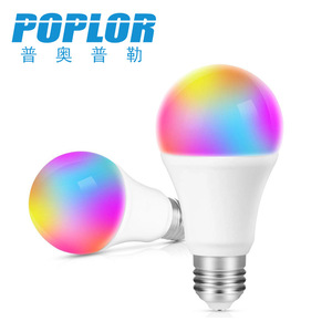 หลอดไฟอัจฉริยะ Poplor 9W E27 ควบคุมผ่านแอพ เปลี่ยนสีได้ RGB - Product Image 2
