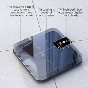 Цветной TFT-экран ITO личные весы человека Bluetooth весы жира в ванной цифровые умные весы для веса тела