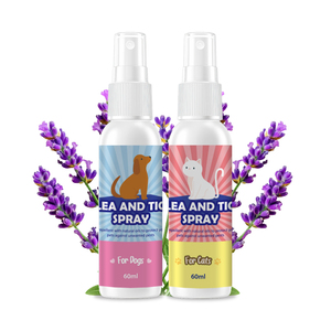 <span class=keywords><strong>Spray</strong></span> <span class=keywords><strong>anti</strong></span>-puces et tiques pour animaux domestiques avec des huiles naturelles pour chats et chiens - Product Image 2