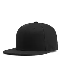 Hersteller auf Lager Mehrfarbig angepasste Hut kappen Blank Flat Brim 6 Panel Plain Blank Hüte Snapback
