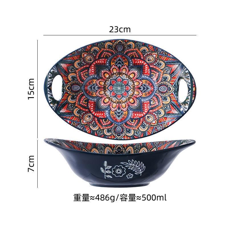 9'' oval bowl