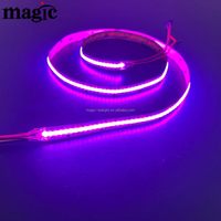 672 LED/m 32 Pixel/m 24V Tahan Air Smart RGB IC LC8806S Data Cadangan Digital Setiap Pixel Dapat Diatur Secara Individual COB LED Strip