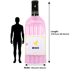 Piscina Gonfiabile Personalizzata a Forma di Bottiglia di Vino, Essenziale per il Carnevale Estivo - Product Image 6