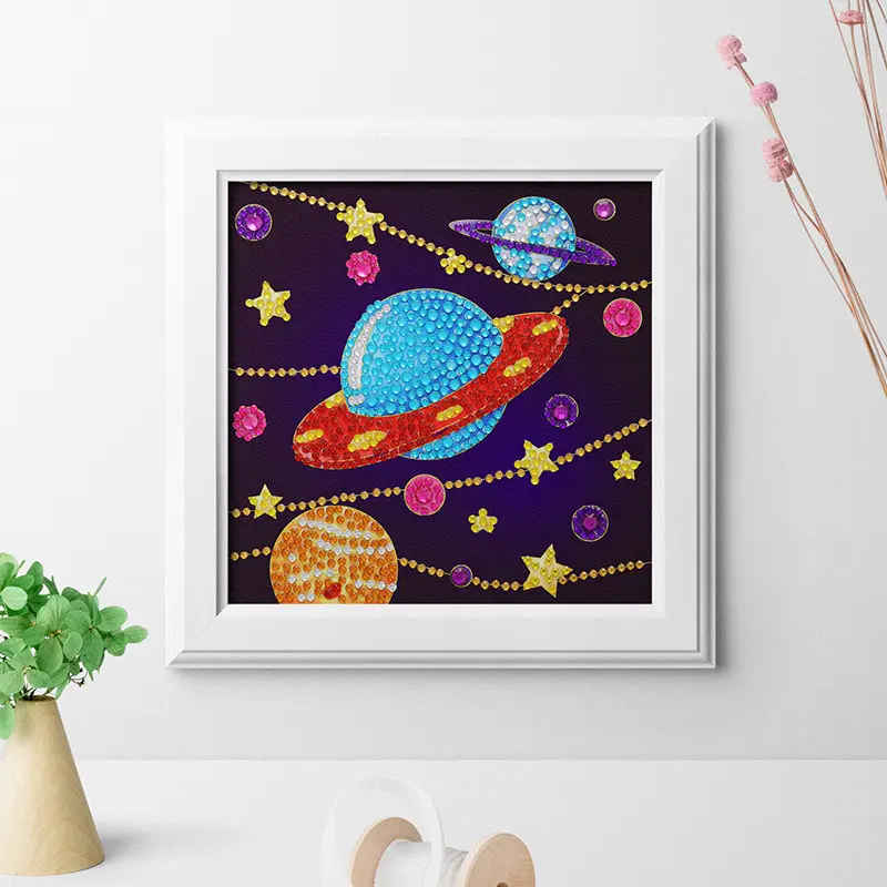 Cartoon Star Planet 5D Kids Diamond Painting Kits DIY Rhinestone Children Gift Embroidery Mural Decor Factory Wholesale