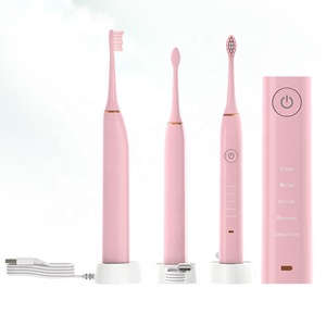 Cepillo de dientes eléctrico para masaje Dental, conjunto de <span class=keywords><strong>2</strong></span> cabezales reemplazables - Product Image 1