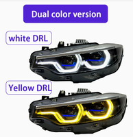 Accessoires de voiture, phare LED complet pour BMW Série 4 F33 F36, mise à niveau vers un phare bicolore, montage plug and play
