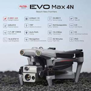 Precio al por Mayor Autel Robotics EVO Max 4N con Clasificación IP43, Cámara de Mapeo Resistente al Agua, UAV Autel EVO Max 4N Dron en HK - Product Image 1