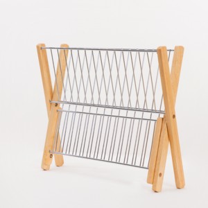 JB New Design Metal Wire Kitchen Cabinet <strong>Two</strong> <strong>Tier</strong> Draining <strong>Rack</strong> Storage <strong>Rack</strong> <strong>Dish</strong> <strong>Rack</strong> - Product Image 2