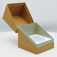 Papier d'emballage en verre personnalisé en papier EVA à l'intérieur de la boîte de papier de bougie avec logo en feuille d'or de luxe
