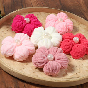 Charmkey belle fini à la main bricolage Vibrato même Style barre de glace bouffée fleur pantoufles sac fini fleur pour cadeau - Product Image 3