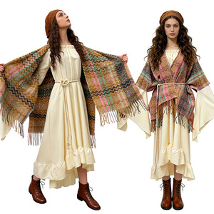Vestido Renacentista con Hombros Descubiertos para Mujer, Manga Larga, Falda Maxi, Disfraz, Traje de Fiesta, Estilo Medieval - Product Image 5