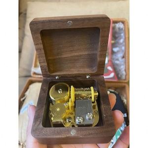 Wholesale Mini Wood Mechanism <b>Music</b> <b>Boxes</b> with Customizable LOGO for Gifts - Product Image 5