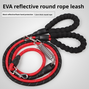 1.5m all'ingrosso rosso EVA Nylon robusto comodo guinzaglio tattico cane per camminare e giocare tutte le taglie cani - Product Image 5