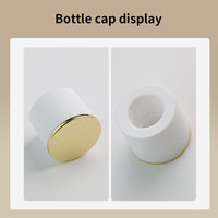 Flacon de parfum vide en verre rectangulaire de luxe personnalisé de 50 ml et 100 ml, rechargeable, avec boîte