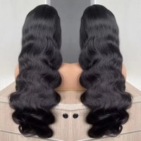 Perruques en cheveux humains Body Wave 13x4 HD Lace Front, vente en gros par le fabricant, vrais cheveux vierges Remy HD pour femmes