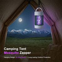 Nouvelle Lampe Anti-Moustiques Électrique LED 2026 Rechargeable par USB avec Lumière UV pour Utilisation Intérieure et Extérieure