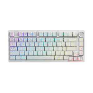 Teclado Mecánico para Juegos EWEADN <span class=keywords><strong>X75</strong></span>, 81 Teclas, Intercambio en Caliente de Teclas Completas, con Iluminación RGB Orientada hacia el Sur, para Computadora, PC, Cableado - Product Image 2