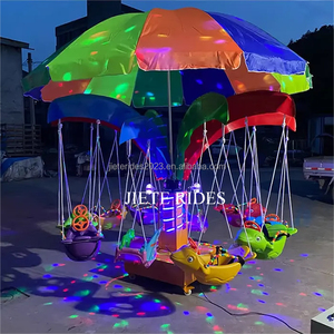 Giostra Luminosa Portatile per Bambini, Attrazione da Parco Divertimenti con Musica in Vendita - Product Image 5