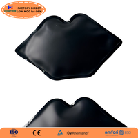 Compresse Réutilisable Gel Chaud/Froid en Forme de Lèvre avec Contrôle des Gonflements et Soulagement de la Douleur pour Soins du Visage et Thérapie à Domicile