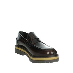 Mocassins pour homme Gino Tagli Marron 652 Abrasived Slip On Loafer - Product Image 5