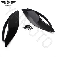 Pour Harley Street Electra Tri Glide pièces de moto déflecteurs d'air de vent supérieur/déflecteurs d'accents de carénage de pare-brise