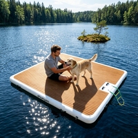 Plateforme flottante gonflable en PVC la plus populaire pour usage commercial