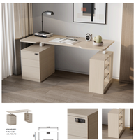 Bureaux d'apprentissage debout ergonomiques électriques réglables en hauteur pour enfants modernes