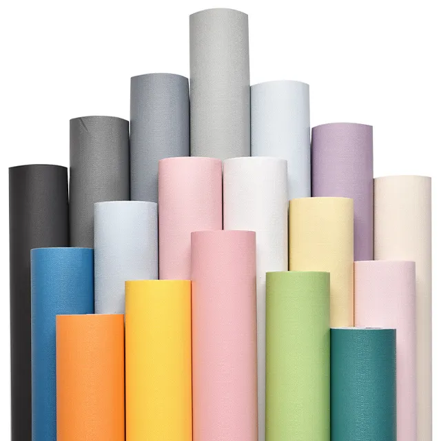 Papel de pared autoadhesivo para decoración del hogar, papel tapiz de PVC de colores caramelo, zapatillas, venta al por mayor