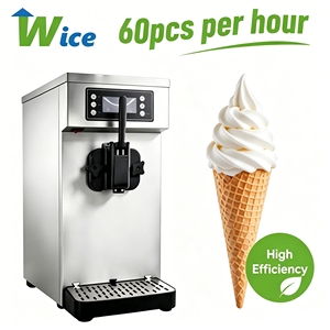 WICE Commercial Single Head 60pcs Per Hour <b>Ice</b> <b>Machine</b> Brands Soft Serve Vending 60pcs/H Soft <b>Ice</b> <b>Machine</b> 60 Cones Per Hou - Product Image 1