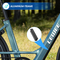 Bicicleta Urbana LEWEE de 250W 700C con Frenos de Disco Hidráulicos y Correa de Carbono, Bicicleta Eléctrica para la Ciudad