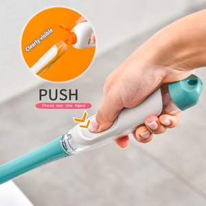 Escobilla de <span class=keywords><strong>inodoro</strong></span> de mango largo montada en la pared con soporte ventilado con base y juego de émbolo Juego de escobilla de <span class=keywords><strong>inodoro</strong></span> de silicona más líquido - Product Image 6