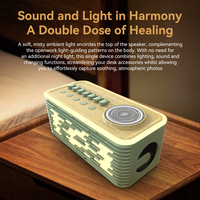 Speaker Stereo Nirkabel Cepat dengan Pencahayaan White Noise Alami untuk Rumah, Meja, dan Tidur