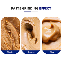 Ligne de production automatique de tahini de qualité alimentaire, machine à pâte de sésame, unité de torréfaction, de décorticage et de broyage de beurre de cacahuète, unité colloïdale