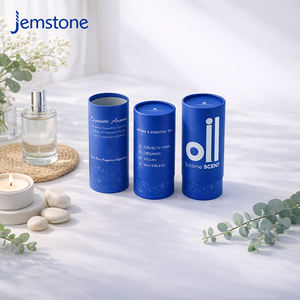 Emballage en tube de papier kraft biodégradable et écologique imprimé sur mesure pour les cosmétiques, parfums, crèmes de soin, poudres en vrac, maquillage - Product Image 3